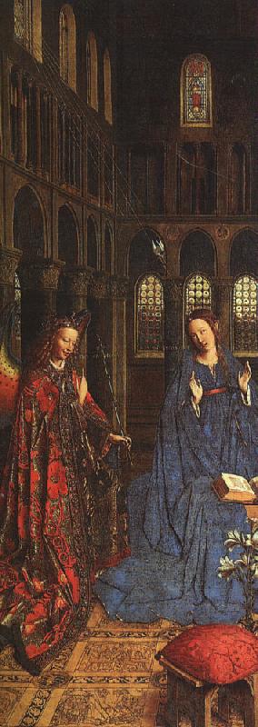 EYCK, Jan van The Annunciation sdw France oil painting art